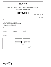 Datasheet 1S2076A manufacturer Hitachi