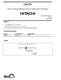 Datasheet 1SS270A manufacturer Hitachi