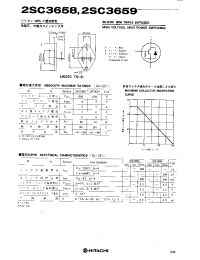 Datasheet 2SC3659 manufacturer Hitachi