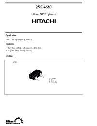 Datasheet 2SC4680 производства Hitachi