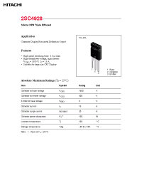 Datasheet 2SC4928 производства Hitachi