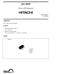 Datasheet 2SC4995 manufacturer Hitachi