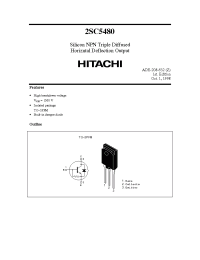 Datasheet 2SC5480 manufacturer Hitachi