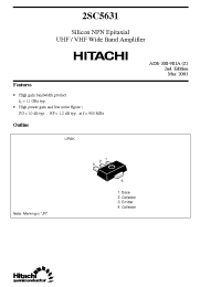 Datasheet 2SC5631 производства Hitachi