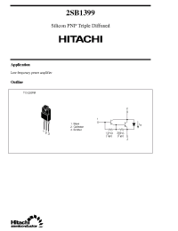 Datasheet 2SD768 manufacturer Hitachi