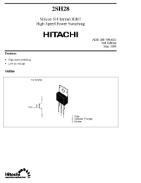Datasheet 2SH28 manufacturer Hitachi