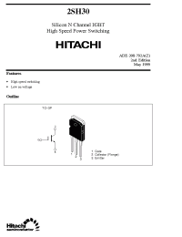 Datasheet 2SH30 manufacturer Hitachi