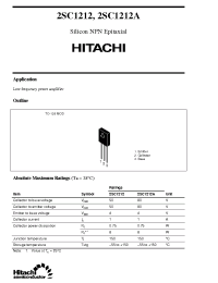Datasheet 2SJ175 manufacturer Hitachi