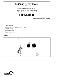 Datasheet 2SJ506 manufacturer Hitachi
