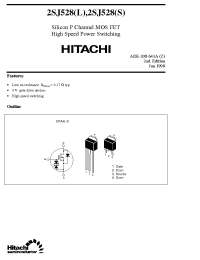 Datasheet 2SJ528 manufacturer Hitachi