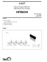 Datasheet 2SJ529S производства Hitachi