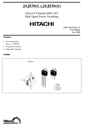 Datasheet 2SJ530S manufacturer Hitachi