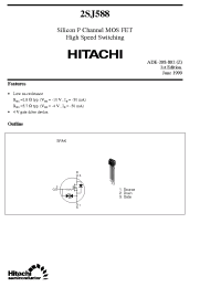 Datasheet 2SJ588 manufacturer Hitachi