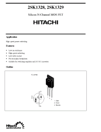 Datasheet 2SK1328 manufacturer Hitachi