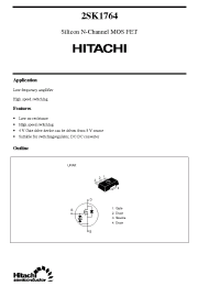 Datasheet 2SK1764 manufacturer Hitachi