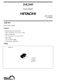 Datasheet 2SK2685 manufacturer Hitachi