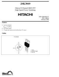 Datasheet 2SK30 manufacturer Hitachi