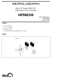 Datasheet 2SK3070 manufacturer Hitachi
