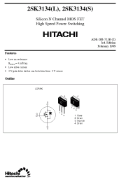 Datasheet 2SK3134L manufacturer Hitachi