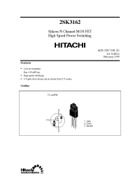 Datasheet 2SK3162 manufacturer Hitachi
