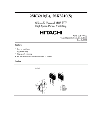 Datasheet 2SK3210S manufacturer Hitachi