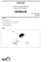 Datasheet 2SK3289 manufacturer Hitachi