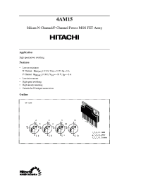 Datasheet 4AM15 manufacturer Hitachi