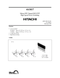Datasheet 4AM17 manufacturer Hitachi