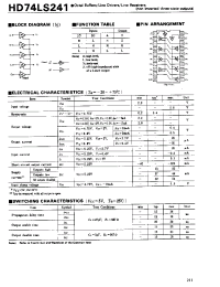 Datasheet 74LS241 manufacturer Hitachi