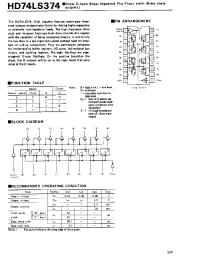 Datasheet 74LS374 производства Hitachi