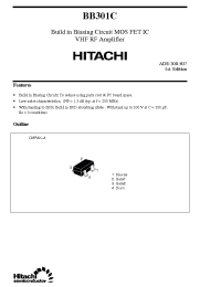 Datasheet BB301 manufacturer Hitachi