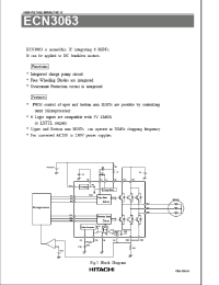 Datasheet ECN3063SP manufacturer Hitachi