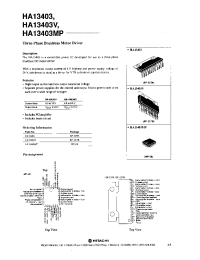 Datasheet HA13403V manufacturer Hitachi