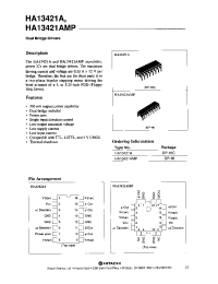 Datasheet HA13421AMP manufacturer Hitachi