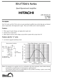 Datasheet HA17324 manufacturer Hitachi