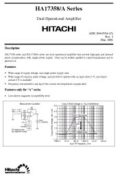 Datasheet HA17358AFP manufacturer Hitachi
