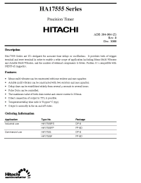 Datasheet HA17555PS manufacturer Hitachi