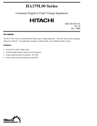 Datasheet HA179L00U manufacturer Hitachi