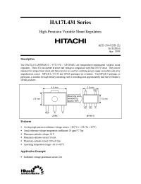 Datasheet HA17L431P manufacturer Hitachi