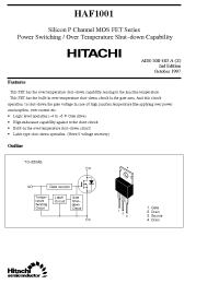 Datasheet HAF1001 manufacturer Hitachi