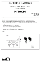 Datasheet HAF1002 manufacturer Hitachi