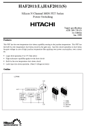Datasheet HAF2011 manufacturer Hitachi