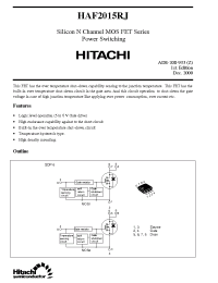 Datasheet HAF2015RJ manufacturer Hitachi