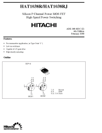 Datasheet HAT1038R manufacturer Hitachi