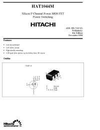 Datasheet HAT1044M manufacturer Hitachi