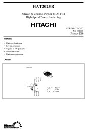 Datasheet HAT2025R manufacturer Hitachi
