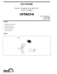 Datasheet HAT2040R manufacturer Hitachi
