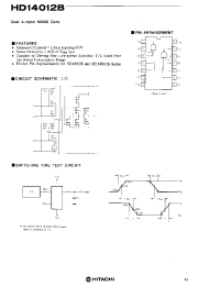 Datasheet HD14012 manufacturer Hitachi