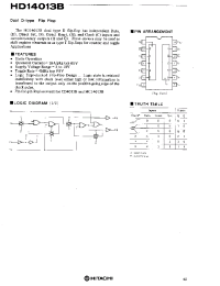 Datasheet HD14013B manufacturer Hitachi