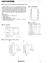 Datasheet HD14506B manufacturer Hitachi